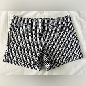 New York & Company Black and White Patterned Shorts